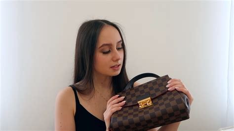 lv croisette damier ebene review|Louis Vuitton Croisette (Damier Ebene) Unboxing, Reveal, and .